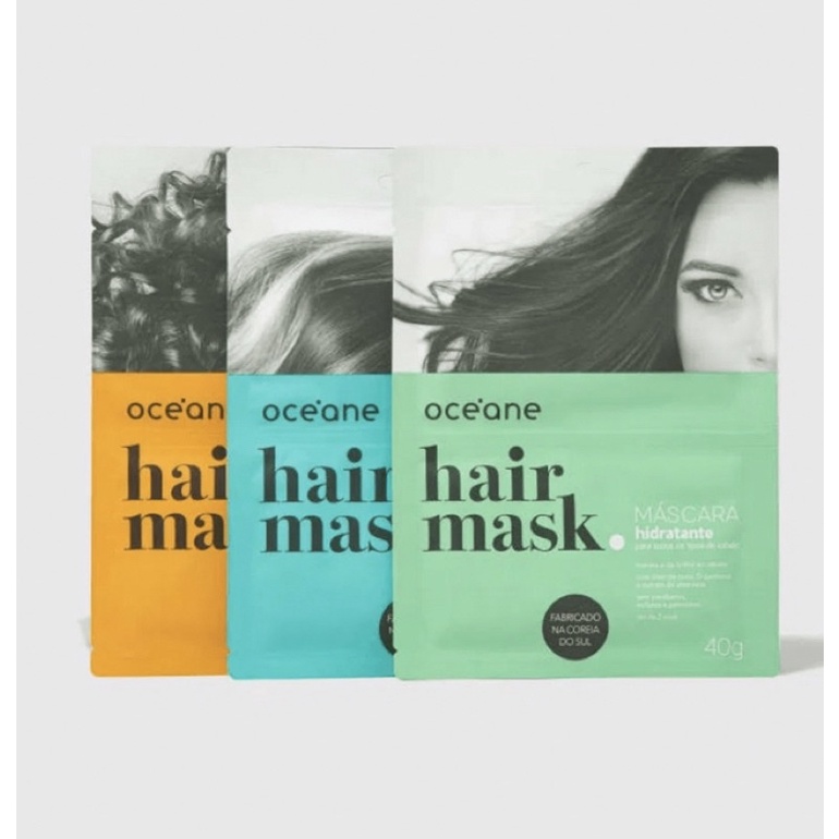 Máscara Capilar Océane Hair Mask Hair Mask Reconstrutora, Hair Mask