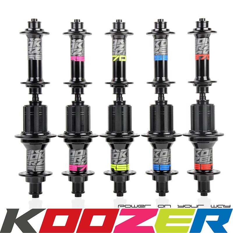 Koozer Mais Novo RS270 48 Clicks 4 Rolamentos 4 Pawls Road Bike 20 24 H Hub Bicicleta Com QR 8 9 10 11 S Cassete Corpo Dianteiro E Traseiro