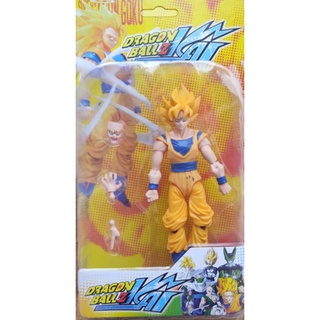 Boneco Dragon Ball Z Goku Ssj Articulado 18cm Freeza Vegeta Picolo coririm