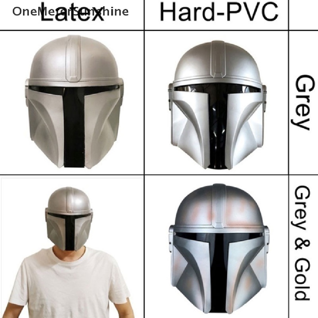 OMS 4 Estilo Os Capacetes Cosplay Máscaras De PVC Para O Halloween Capacete Mandaloriano br