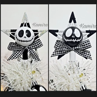 Estrela Ponteira Árvore de Natal - Jack Skellington - O Estranho Mundo de Jack