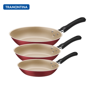 Kit 3 Frigideiras Revestimento Antiaderente Tramontina