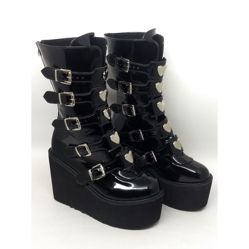 BOTA FEMININA CANO LONGO AFIVELADO DEMÔNIA | Shopee Brasil
