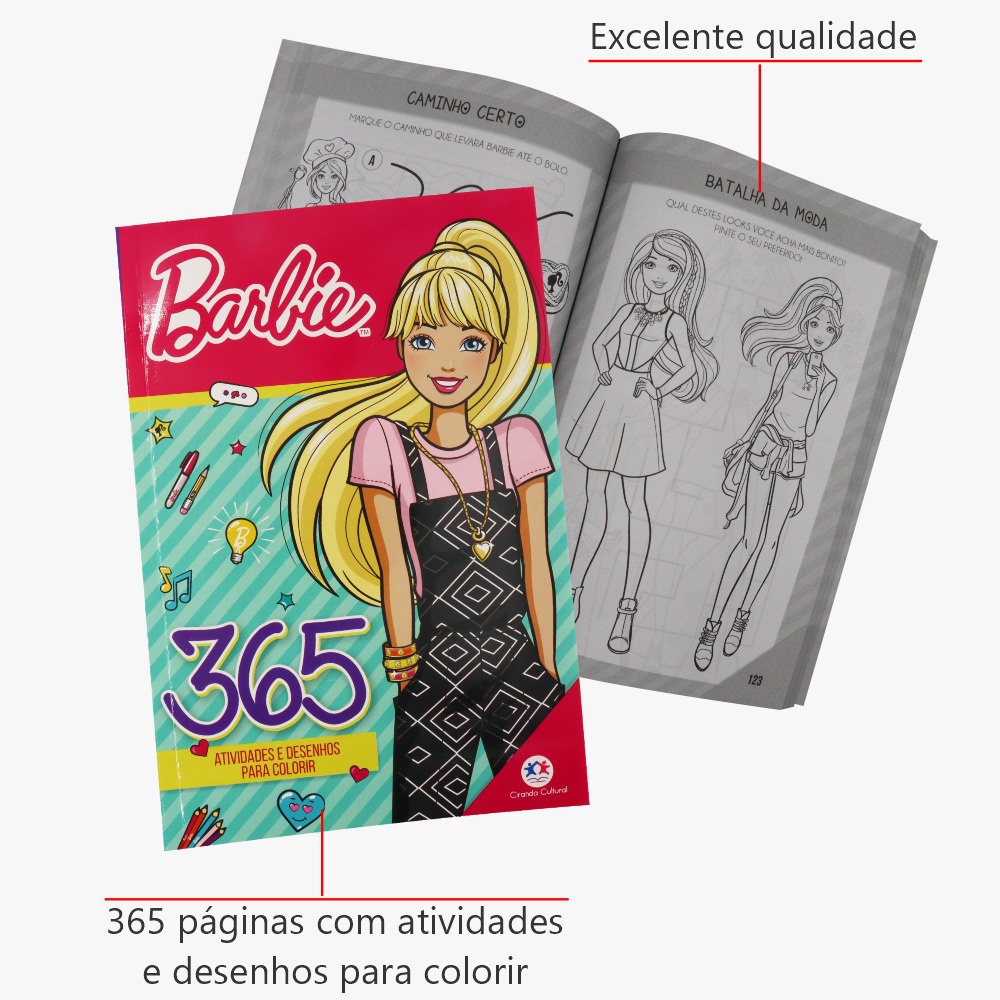 Desenhos da Barbie Para Colorir - Coleção 1 - Desenhos Para Colorir