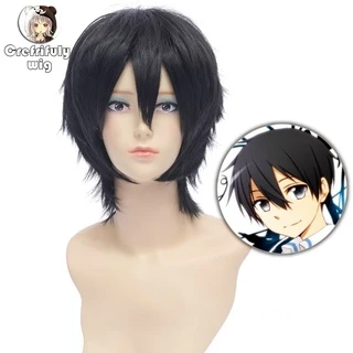 Peruca Cosplay Kirito - Pronta Entrega
