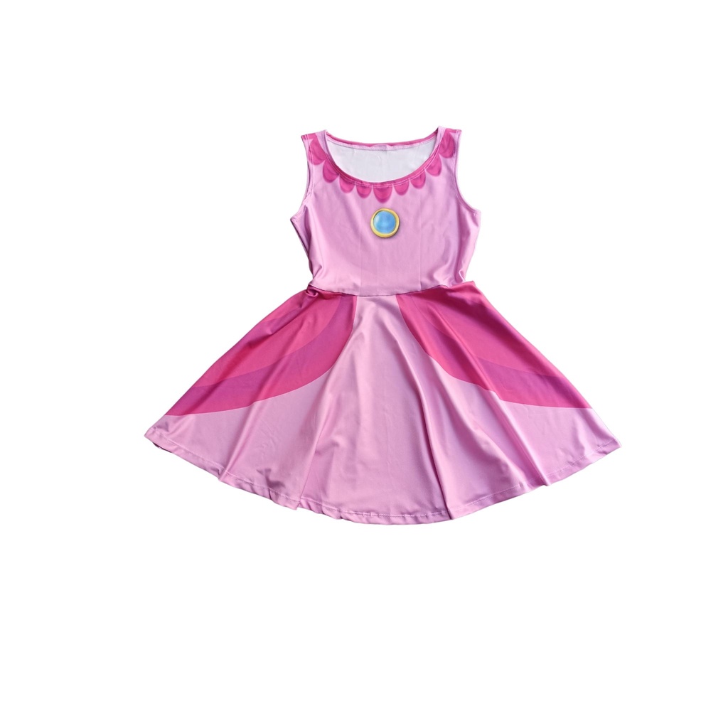 Fantasia princesa best sale peach infantil