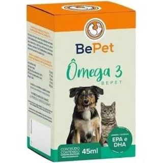 Suplemento Omega 3 Cão/gato - Omega 3 Bepet - 45ml