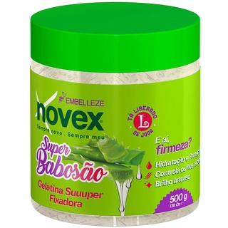 Gelatina Novex Super Babosão Fixador 500g