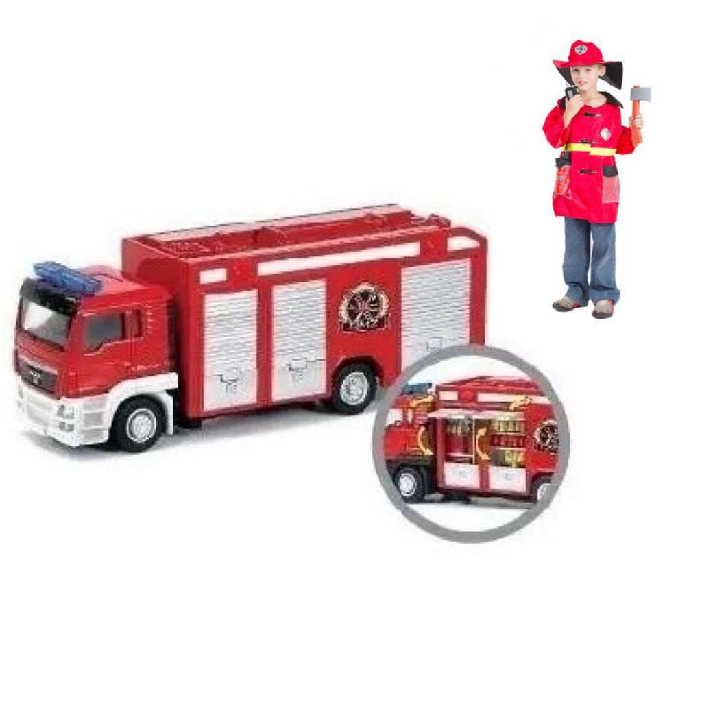 Miniatura Caminhão Carroceria Carreta Super Truck De Ferro