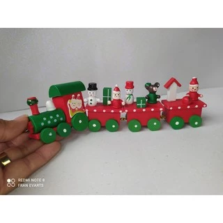 Enfeite de Natal Trenzinho de Madeira