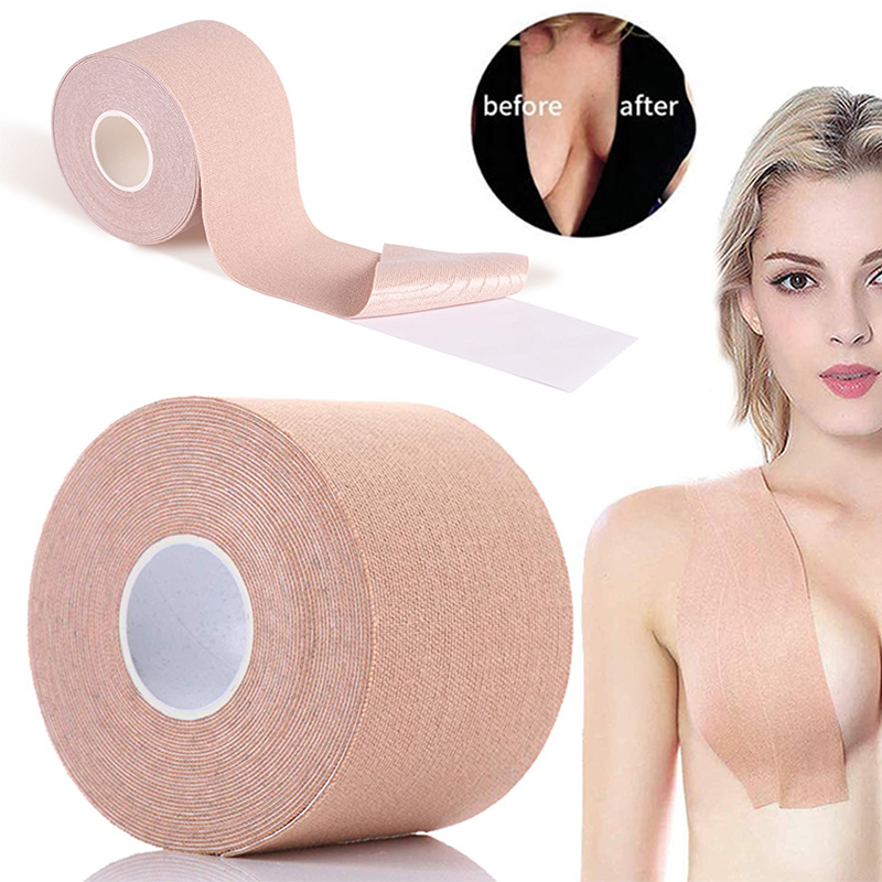 Strapless Pad/Chest Tape /Bra Sticky/ Invisible Bra/ Nipple Pie Cover  /Breast Lifting Tape Push Bra /Sutia Adesivo 3D A Prova d'Agua