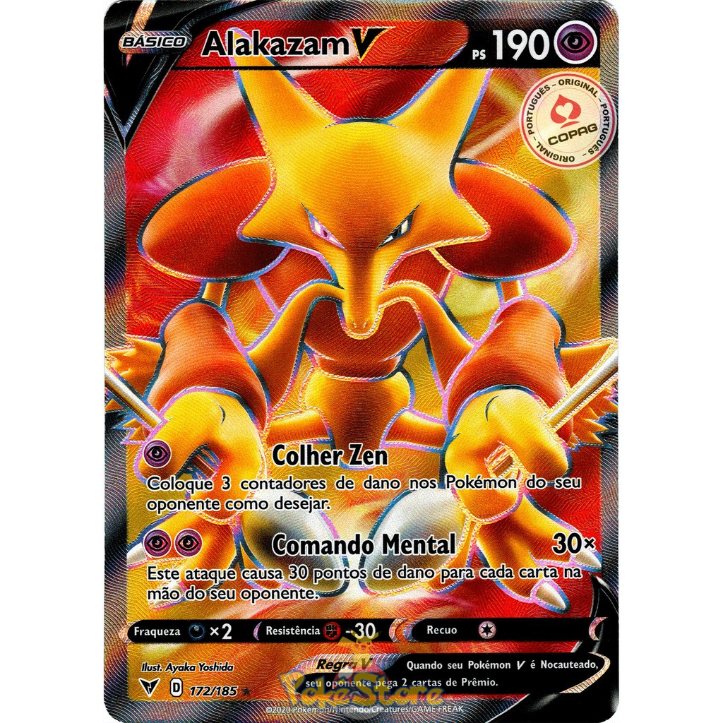 alakazam v pokemon card value SWSH083 30 / 1 SWSH Alakazam V | Vivid Voltage