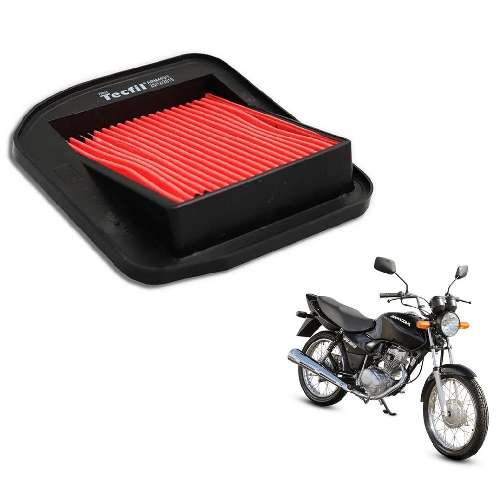 Filtro De Ar Tecfil Arm443/1 Honda Cg Cargo Titan Fan 125 De 2000 Ate 2008