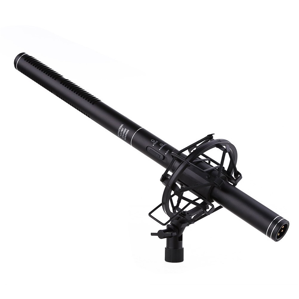 Aranha, Shock Mount p/ Microfone Direcional (Shotgun), Coral, Over, RTA, Yoga HT81,NTG2/NTG4, MKe 600, SM58, SM57, Cor Preto