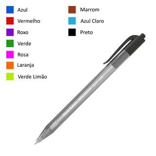 Caneta Esferográfica PAPERMATE Kilometrica 100 RT 1.0mm
