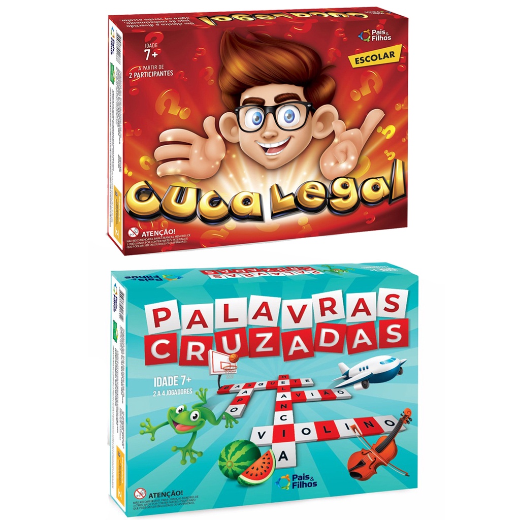 Jogo Perguntas e Respostas Conhecimentos Gerais Cuca Legal + Palavras ...