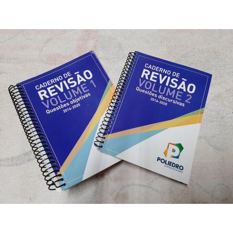 Livro didático apostila cursinho Poliedro revisão ADV vestibular Enem ...