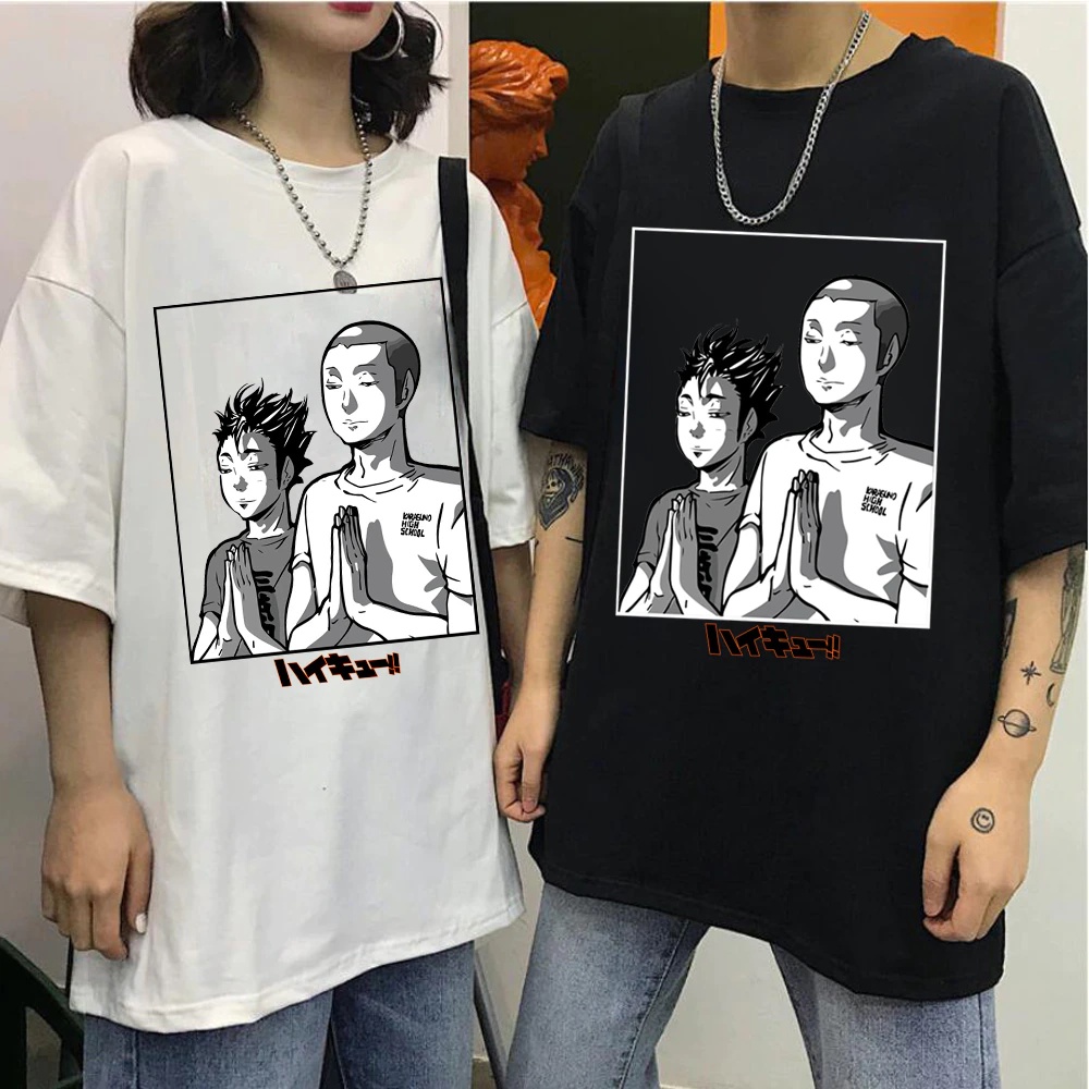 Camiseta Basica Camisa Personagens Haikyuu Friends Karasuno Ics Asas Anime  Unissex-VCR.