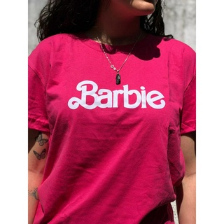 Tee Barbie Rosa Adulto