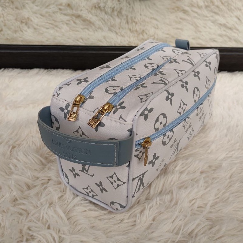 Necessaire Estilo LV Feminina e Masculina Bolsa de Mão - Escorrega o Preço