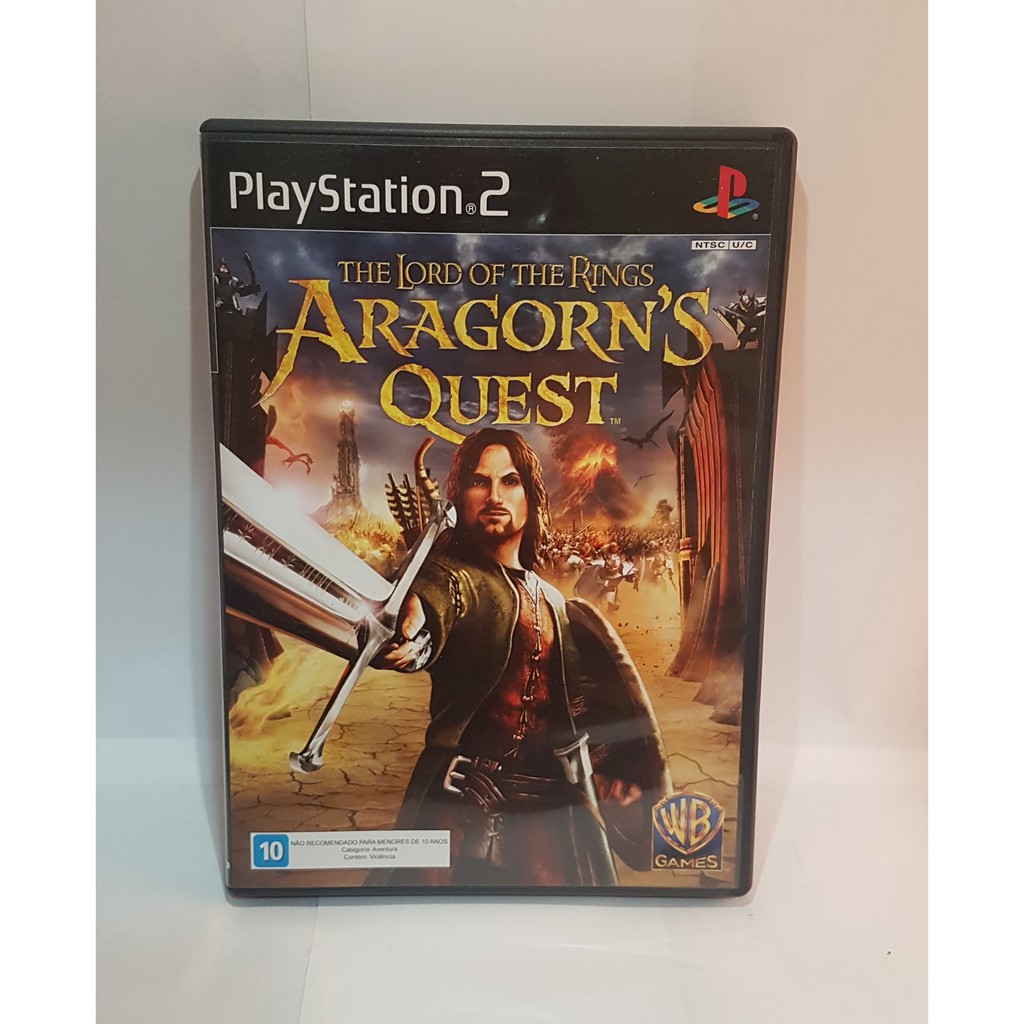 jogo the lord of the rings aragorn's quest ps2 original novo - Ri Happy