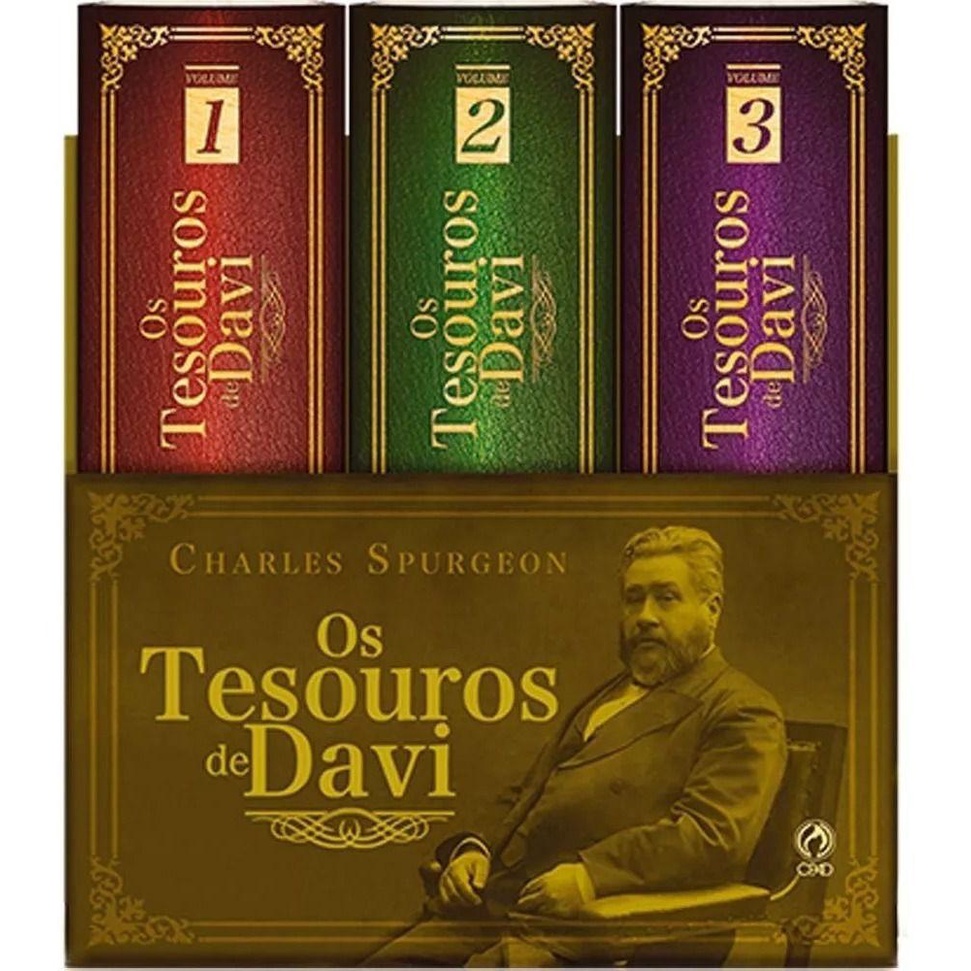 Os Tesouros de Davi | 3 Volumes | Shopee Brasil