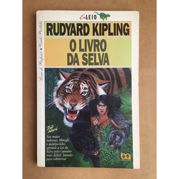 Livro em Inglês] The Jungle Book - Rudyard Kipling - Mogli O Menino Lobo -  O livro da selva