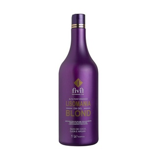 Escova Progressiva Lisomania Em Gel Blond Fivit Original 1l
