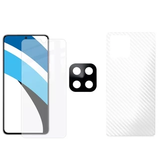 Película 3D 9D + Película Camera + Película Traseira para Samsung A12