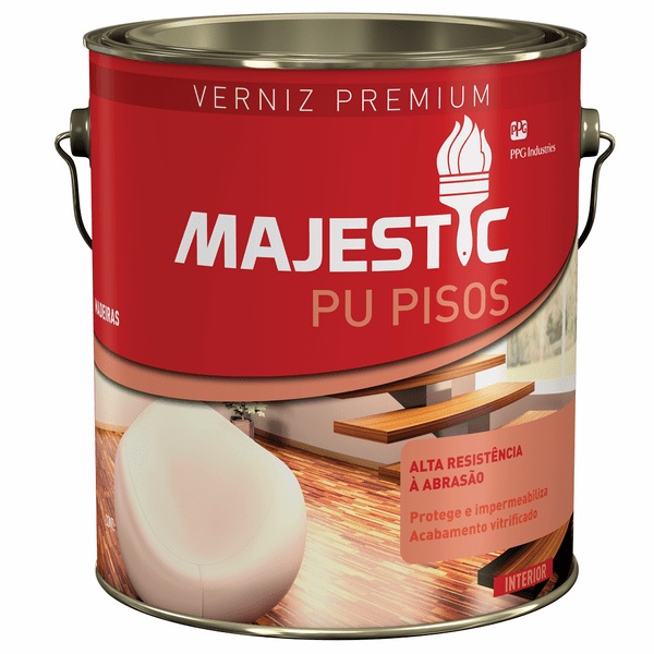 Verniz PU Brilhante Para Assoalho De Madeira 3,6 Lts | Shopee Brasil