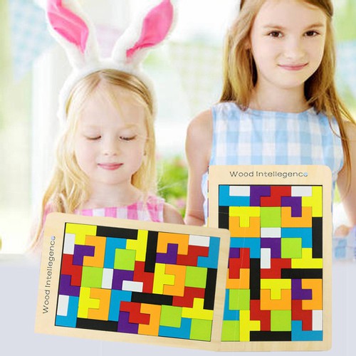 Quebra Cabeça de Madeira Tetris - Brinquedos - Milor