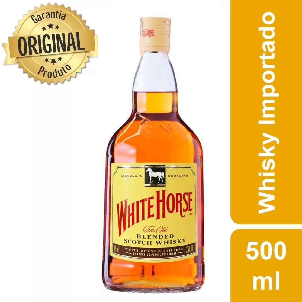 Whisky 8 Anos White Horse 500ml | Shopee Brasil