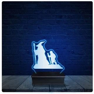 Luminária Led Acrilico Abajur - Senhor do Anéis Gandalf 10