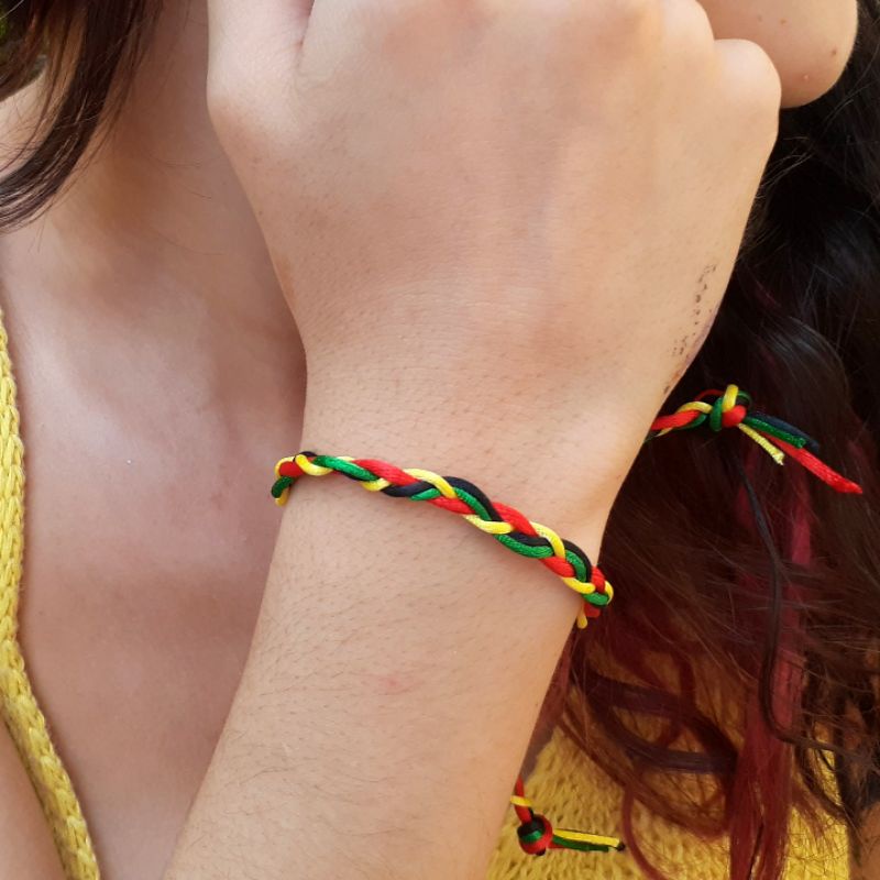 Pulseira cores Bob Marley | Shopee Brasil