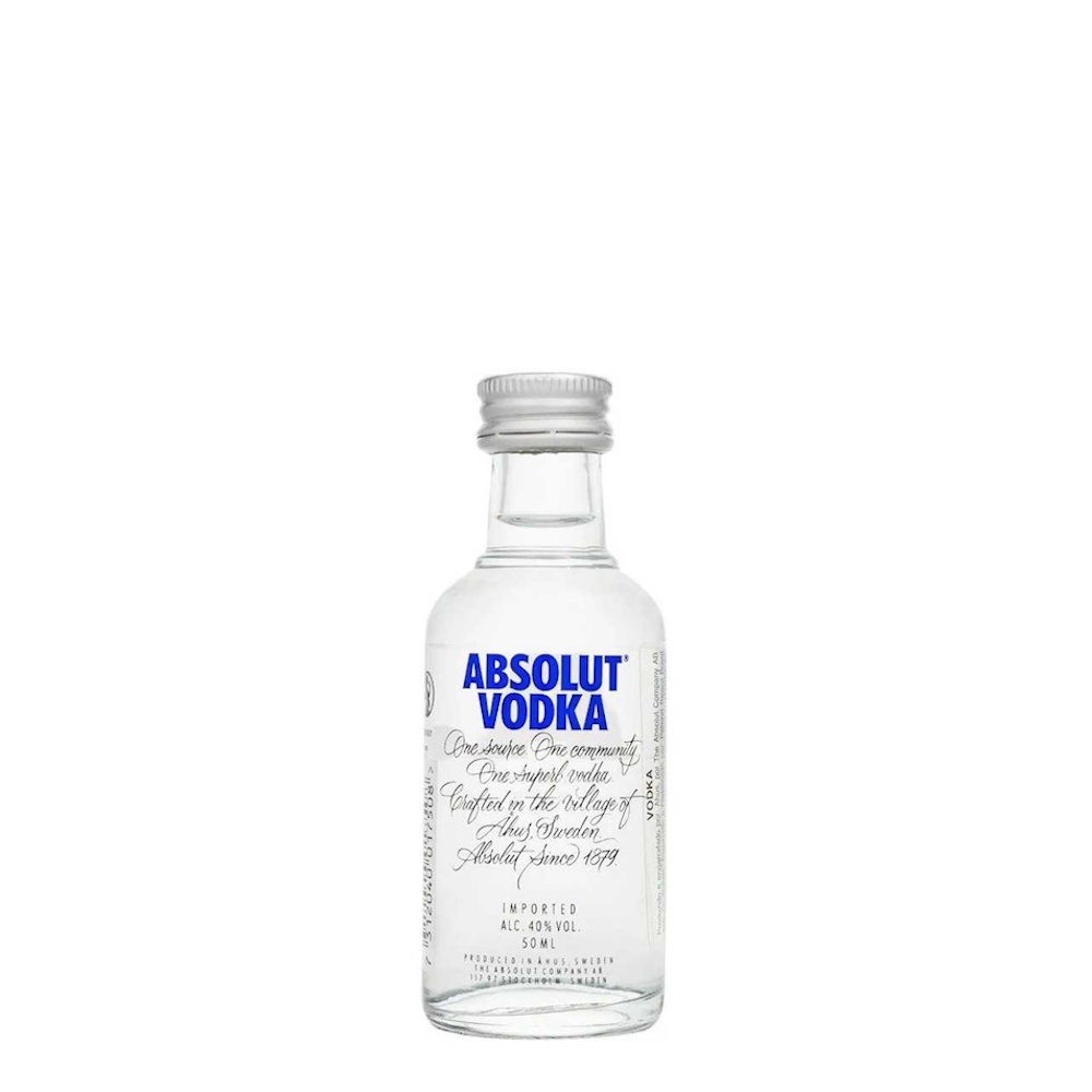 Miniatura Vodka Absolut 50ml Shopee Brasil 7735