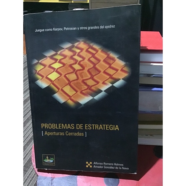 Problemas de estratégia livro de xadrez