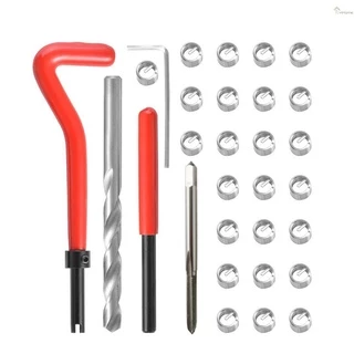 30pçs Kit De Reparo De Rosca Métrica M3 M4 M7 M9 M11 Helicoil Carro Pro Bobina Ferramenta M3X0.5
