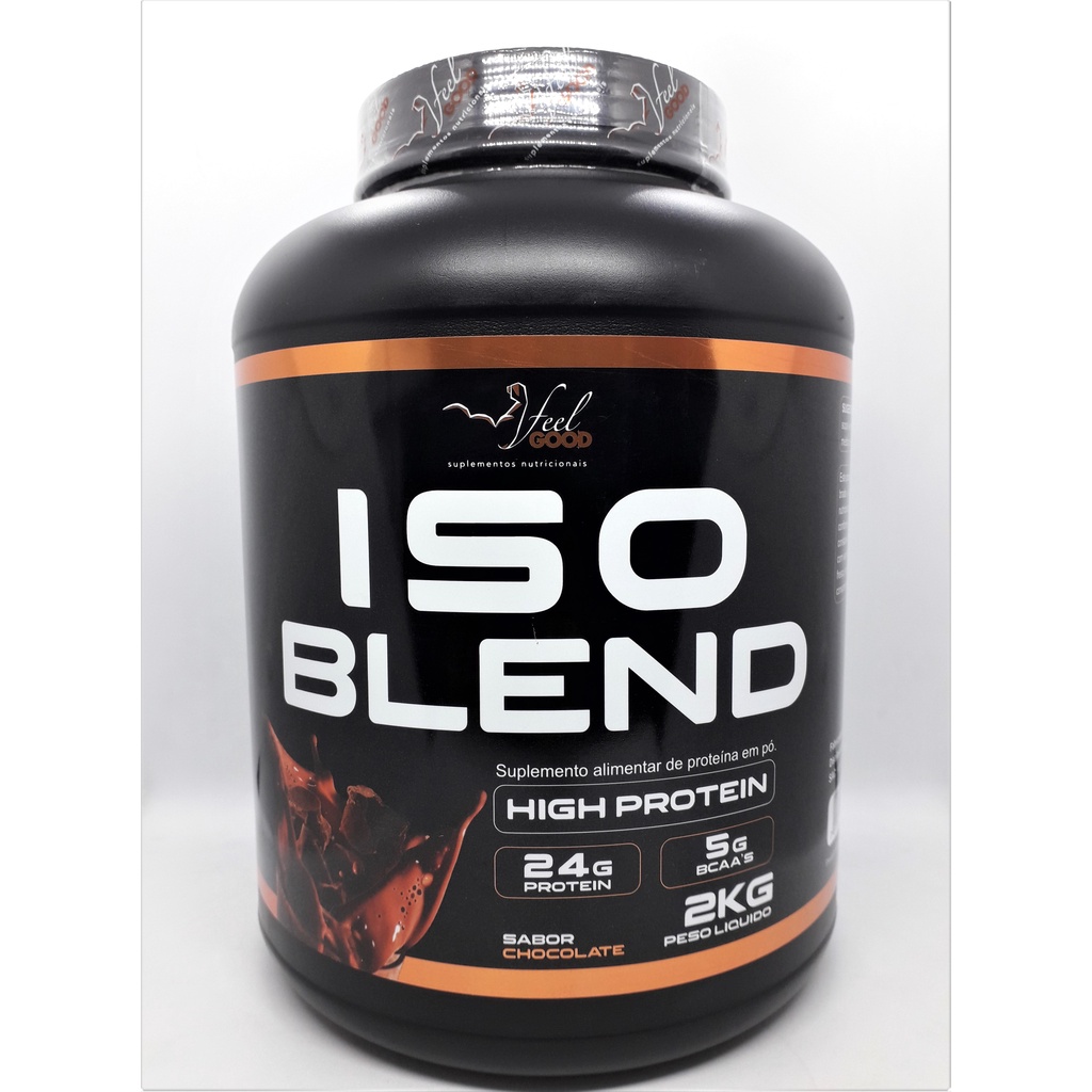 Whey Iso Blend 2kg Feel Good – Blend De Proteínas Isoladas – SABOR CHOCOLATE