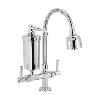 Torneira Com Filtro Gourmet Pia Cozinha De Mesa Metal Inox
