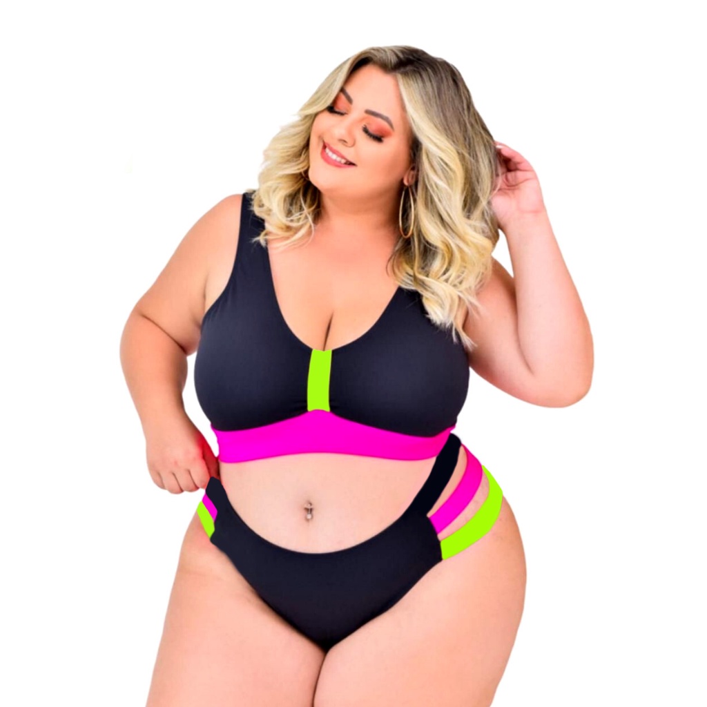 Lingerie Plus Size Sutiã E Calcinha P/ Gordinhas Lindas