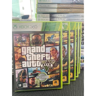 Jogo Lacrado Novo Grand Theft Auto V Gta 5 Para Xbox 360 em