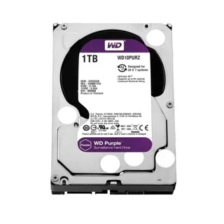 Hd Interno De 1Tb Wd Purple Wd10Purz Para Sistema De Vigilância - Prata