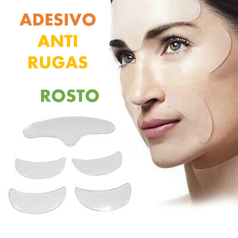 Botox Natural para Rosto Adesivo Anti Rugas Silicone Estimulador de Colágeno Natural Pad Muy Bela Testa Bigode Chinês Pé de Galinha