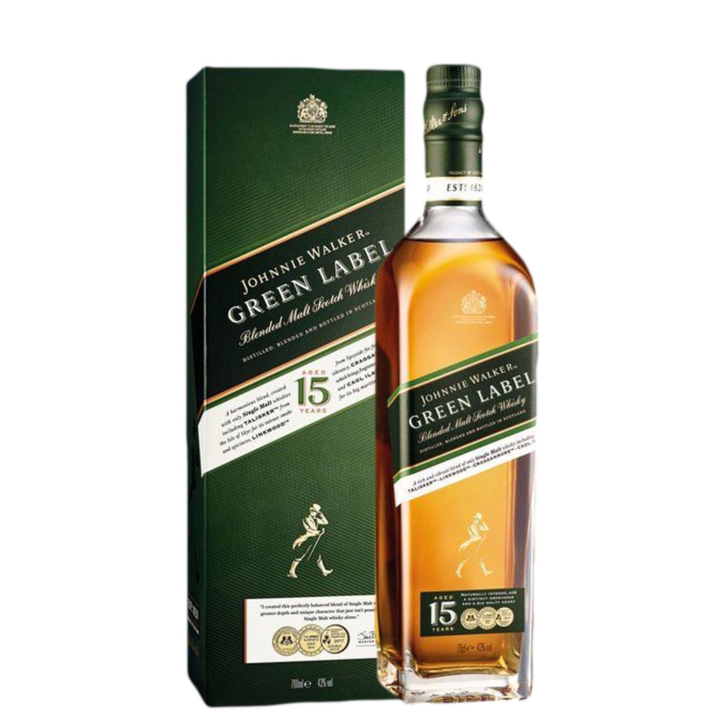 WHISKY JOHNNIE WALKER GREEN LABEL - 750ML