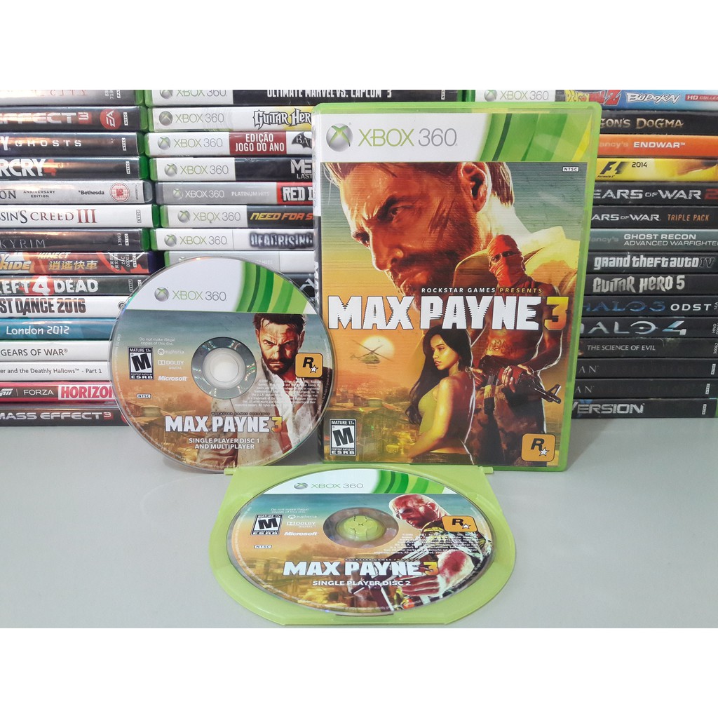 max payne 3 em portugues - jogo xbox 360 - Retro Games