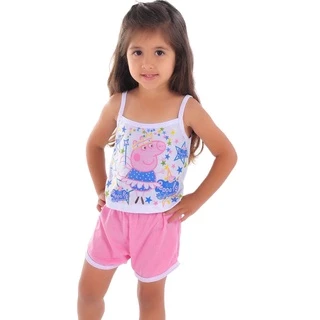 Baby Doll Infantil Camiseta e Short | 009 em Oferta na Shopee