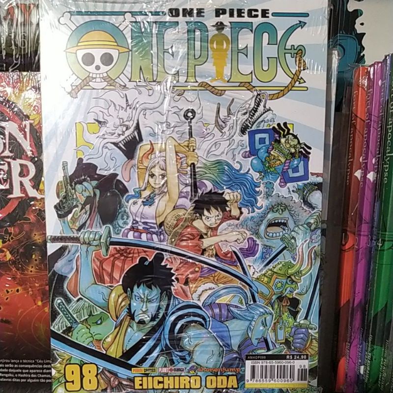 One Piece Edição 94, 95, 96, 97, 98, 99, 100, 101, 102, 103 Manga Panini