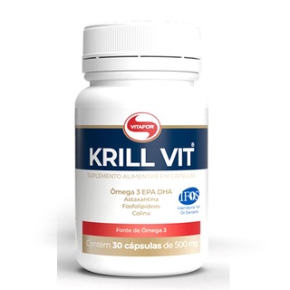 Óleo De Krill Vitafor 30 Cápsulas De 500mg
