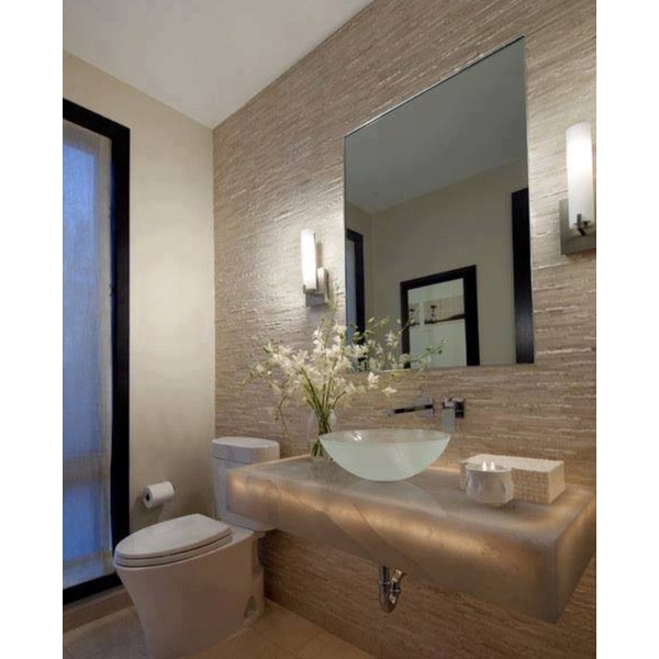 espelho decorativo de vidro 50x50cm quadrado casa decoração banheiro sala