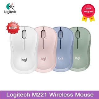 Logitech M221 Mouse Sem Fio Silencioso Com Óptico Ergonômico Para Jogos De PC De 2.4 Ghz Mac OS
